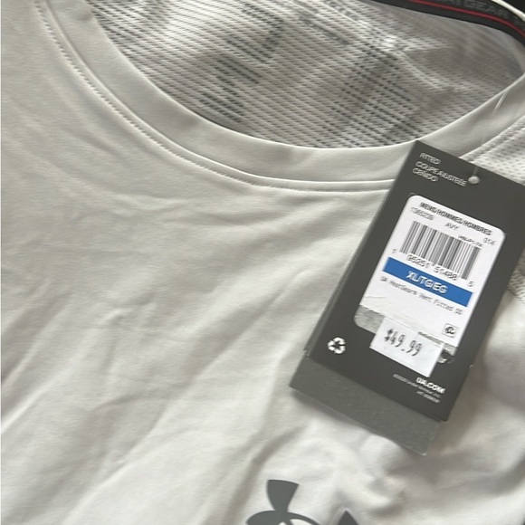 NEW Under Armour mens XL Heat Gear Fitted short sleeve shirt with tags - Picture 2 of 9
